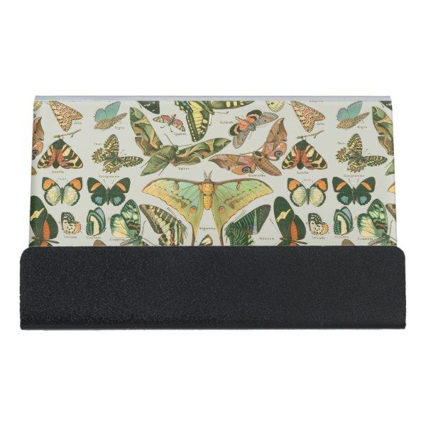 Butterfly Vintage Antique Butterflies Art Desk  Holder