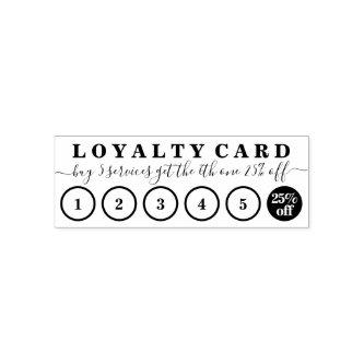 Buy Five Get Discount Campaign Loyalty Punch Self-inking Stamp