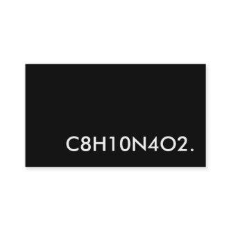 C8H10N4O2. caffeine structure