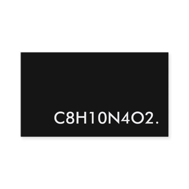 C8H10N4O2. caffeine structure