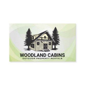 Cabin and Trees