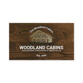 Cabin | Wood Grain Background