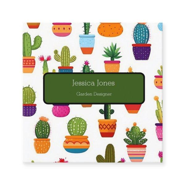 Cactus Garden House Plants Pots Plantations  Square