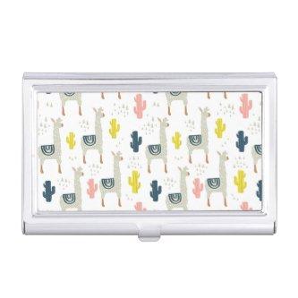 Cactus & Llamas Pattern  Case