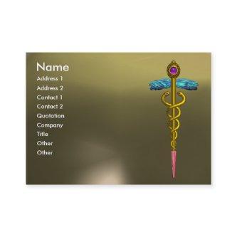 CADUCEUS AGATE, vibrant gold pink purple grey