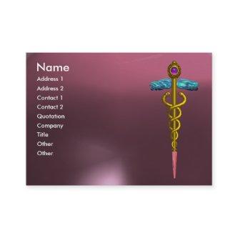 CADUCEUS AMETHYST vibrant gold pink purple grey