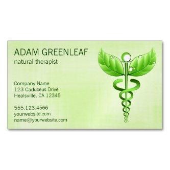 Caduceus Natural Therapist  Magnet