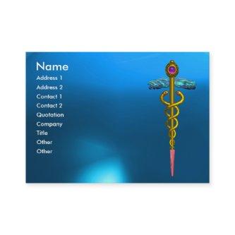 CADUCEUS SAPPHIRE, vibrant gold pink blue
