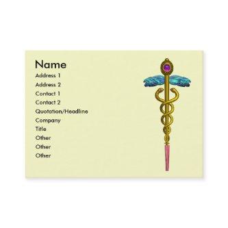 CADUCEUS,  vibrant gold amethyst