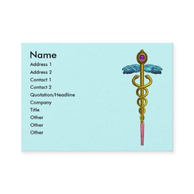 CADUCEUS,  vibrant gold amethyst