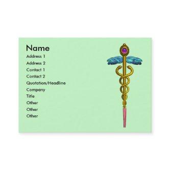 CADUCEUS,  vibrant gold amethyst