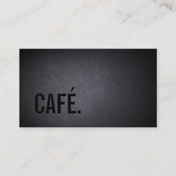 CAFÉ Cafe Elegant Dark Bold Text Modern