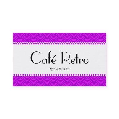 Café Retro (Scalloped) - Fish Scale Pattern