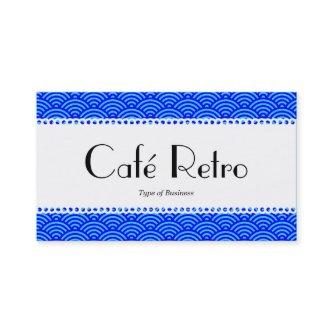 Café Retro (Scalloped) - Fish Scale Pattern