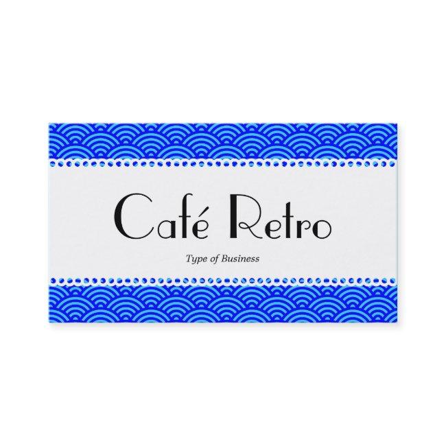 Café Retro (Scalloped) - Fish Scale Pattern