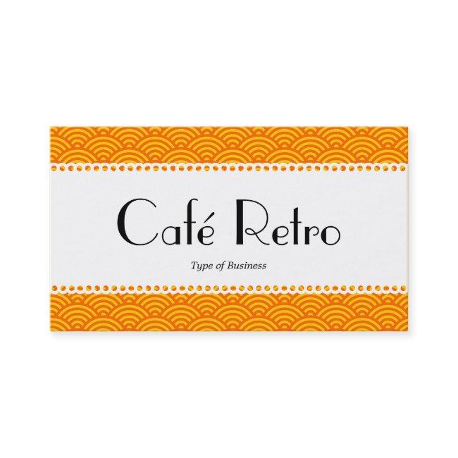 Café Retro (Scalloped) - Fish Scale Pattern