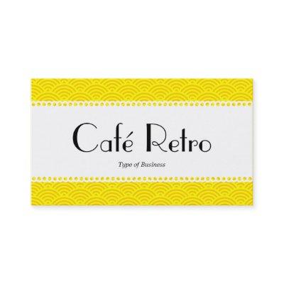 Café Retro (Scalloped) - Fish Scale Pattern
