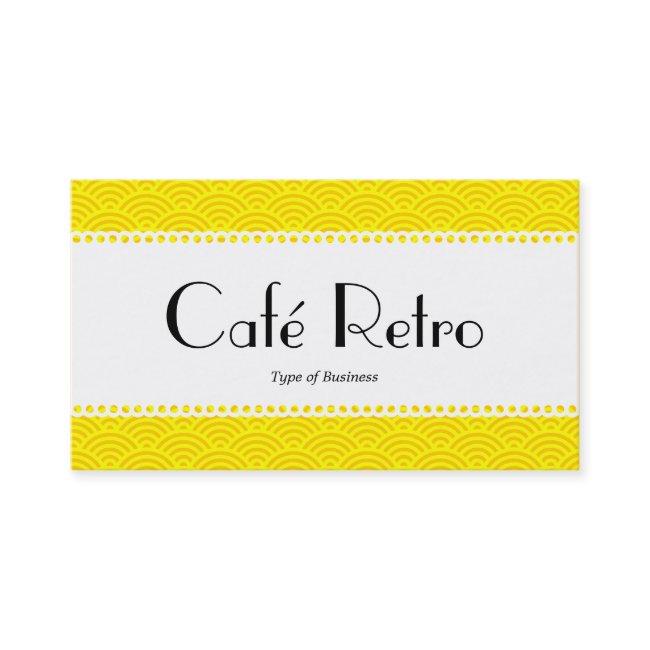 Café Retro (Scalloped) - Fish Scale Pattern