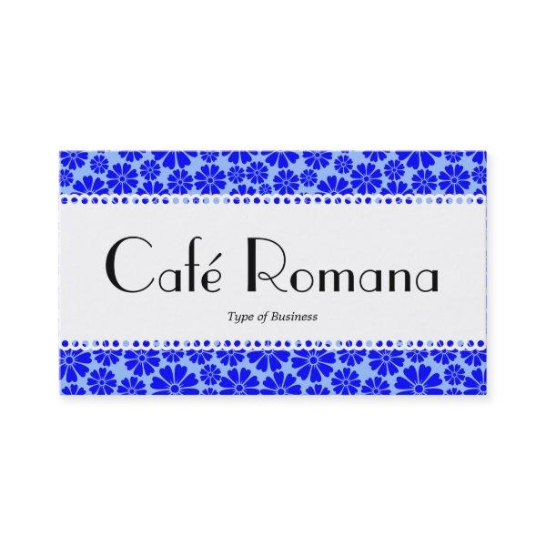 Café Romana (Scalloped) Floral Pattern