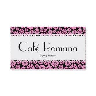 Café Romana (Scalloped) Floral Pattern