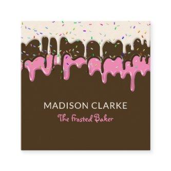 Cake Frosting Professional Baker Bakery Square