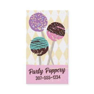 Cake pops wedding event baking bakery pink
