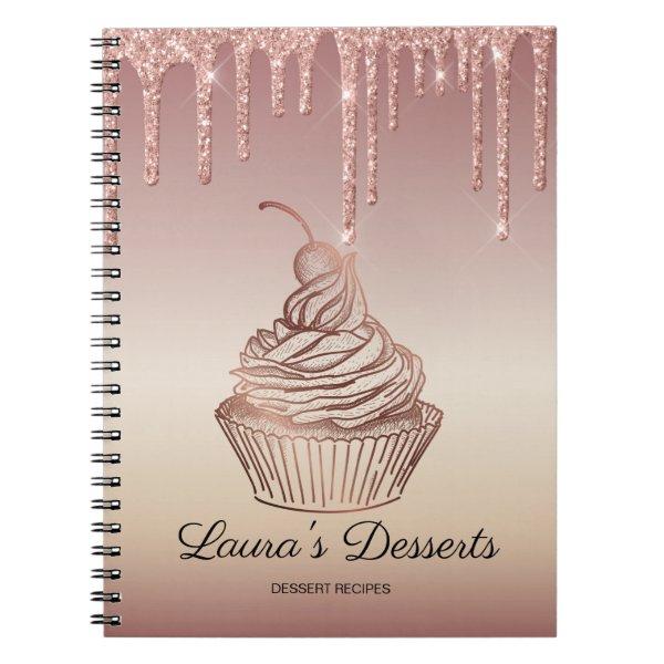 Cakes & Sweets Cupcake Desserts Recipes Notebook