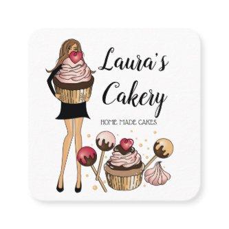 Cakes & Sweets Cupcake Home Bakery Cute Girl Square