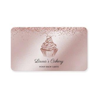 Cakes & Sweets Cupcake Home Bakery Dripping Gold