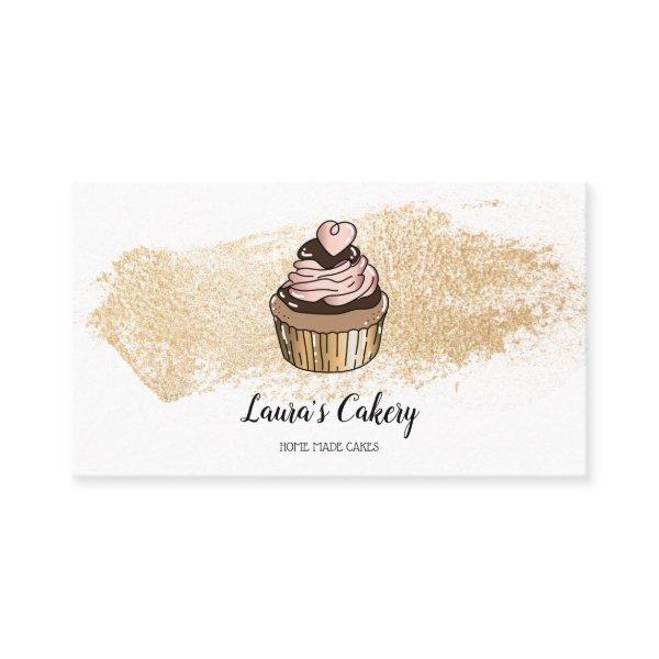 Cakes & Sweets Cupcake Home Bakery Dripping Gold