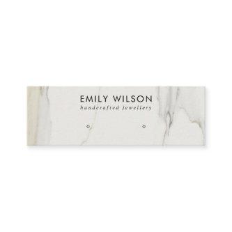 CALACATTA MARBLE TEXTURE STUD EARRING DISPLAY MINI