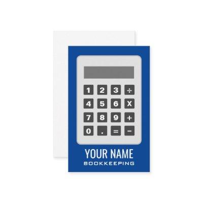 Calculator logo bookkeeper  template