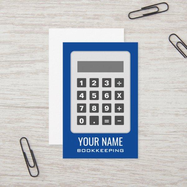 Calculator logo bookkeeper  template