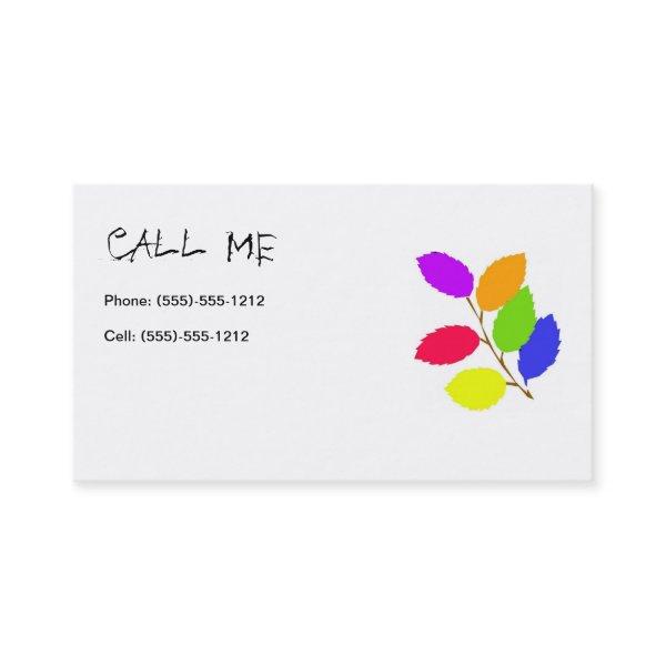 Call Me Card