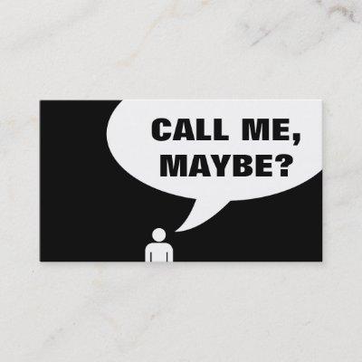 call me maybe (color customizable)