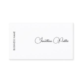 Calligraphed Name Custom Company Professional