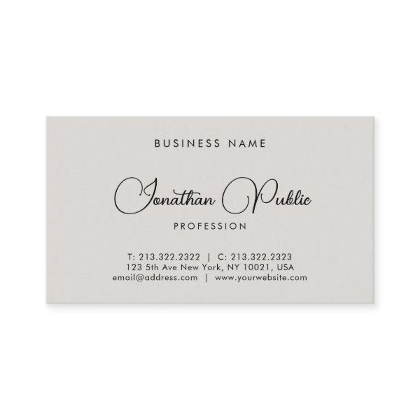 Calligraphed Name Template Elegant Professional
