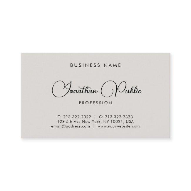 Calligraphed Name Template Elegant Professional