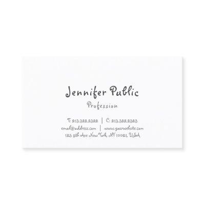 Calligraphed Simple Professional Template Modern