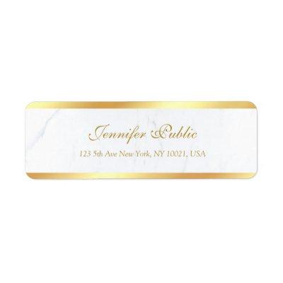 Calligraphic Script Text Elegant Modern Template Label