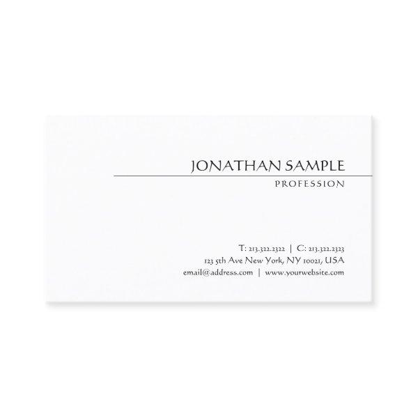 Calligraphic Typed Elegant Minimalist Modern Plain
