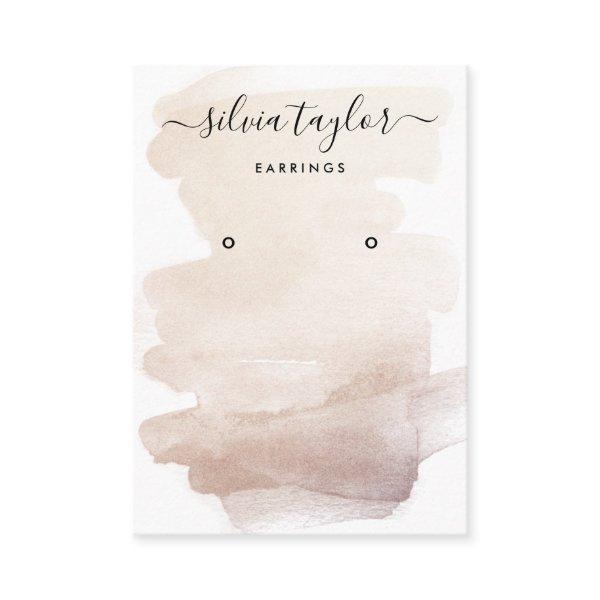 Calligraphy Abstract  Earring display logo