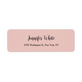 Calligraphy Elegant Cute Plain Label