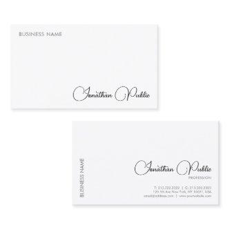 Calligraphy Elegant Simple Professional Modern