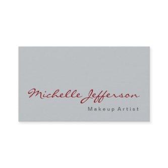 Calligraphy Grey Makeup Artist