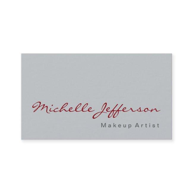 Calligraphy Grey Makeup Artist