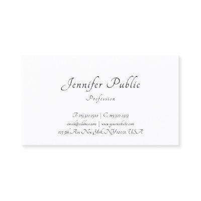 Calligraphy Modern Elegant Minimalist Template
