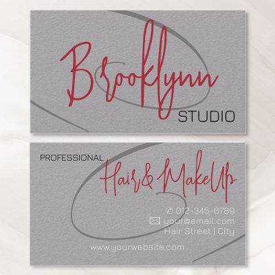 Calligraphy Modern Professional Hair Studio Black
