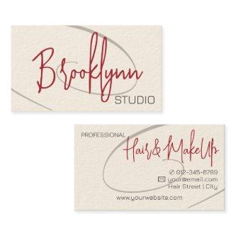 Calligraphy Modern Professional Hair Studio Twirl