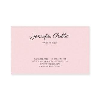 Calligraphy Script Simple Elegant Modern Pink